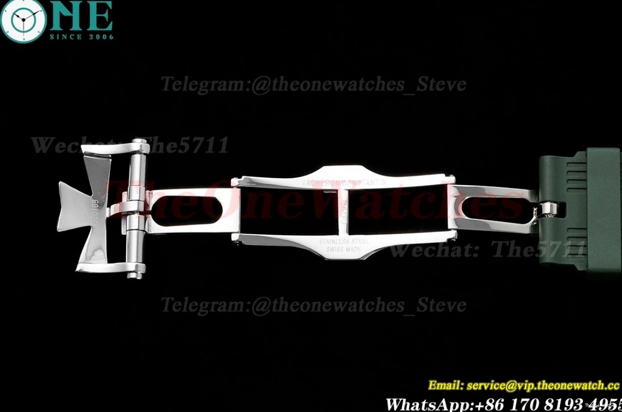 Overseas 5520V RU Dial 8F A7750 Green 41mm SS Mod 0309